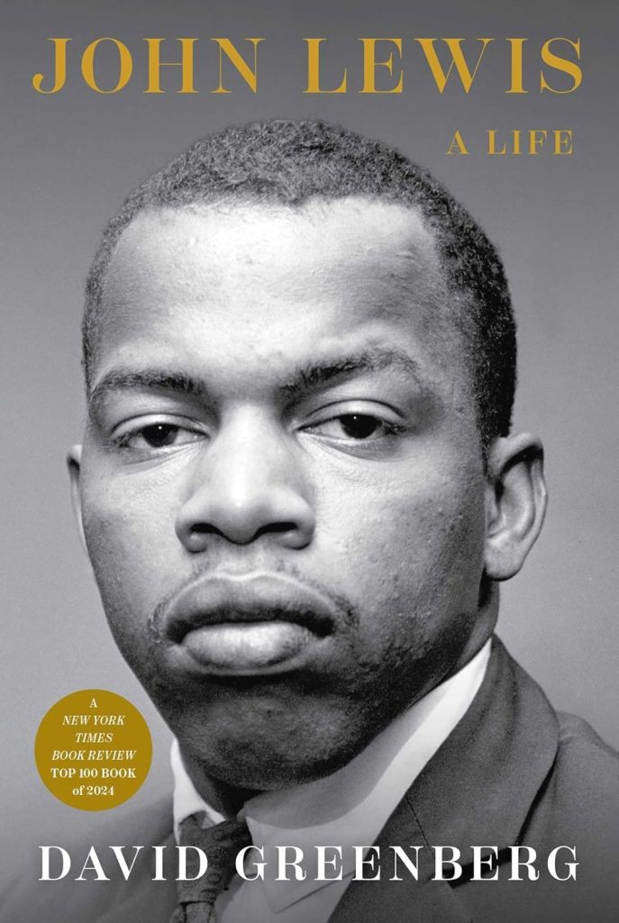 Book cover for John Lewis: A Life by David Greenberg